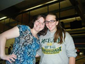 My awesome college roomie and friend, Linnea (who is right here in Michigan with me!)