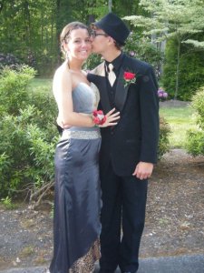 Me and my now-husband before senior prom in 2010 :)